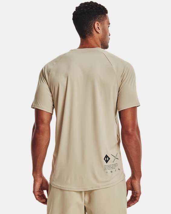Men's UA Terrain Short Sleeve, Brown, pdpMainDesktop image number 1